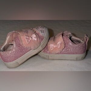 Skechers Twinkle Toes Size 9 Toddler - Pink Sparkle